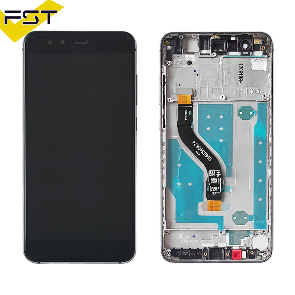 For Huawei P10 Lite P10Lite WAS-LX2J WAS-LX2 WAS-LX1A WAS-L03T WAS-LX3 LCD Display Touch Screen Digitizer Assembly with frame