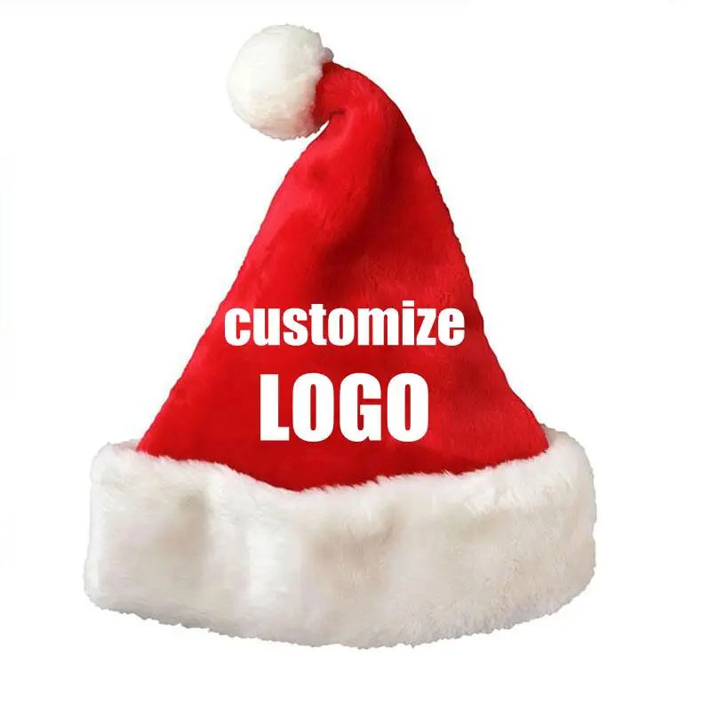 Nieuwe Jaar Geschenk Kerst Hoed Decoratie Kerstman Ornament Gift Kinderen Gepersonaliseerde Custom Kerst Hoed Hoed Diy