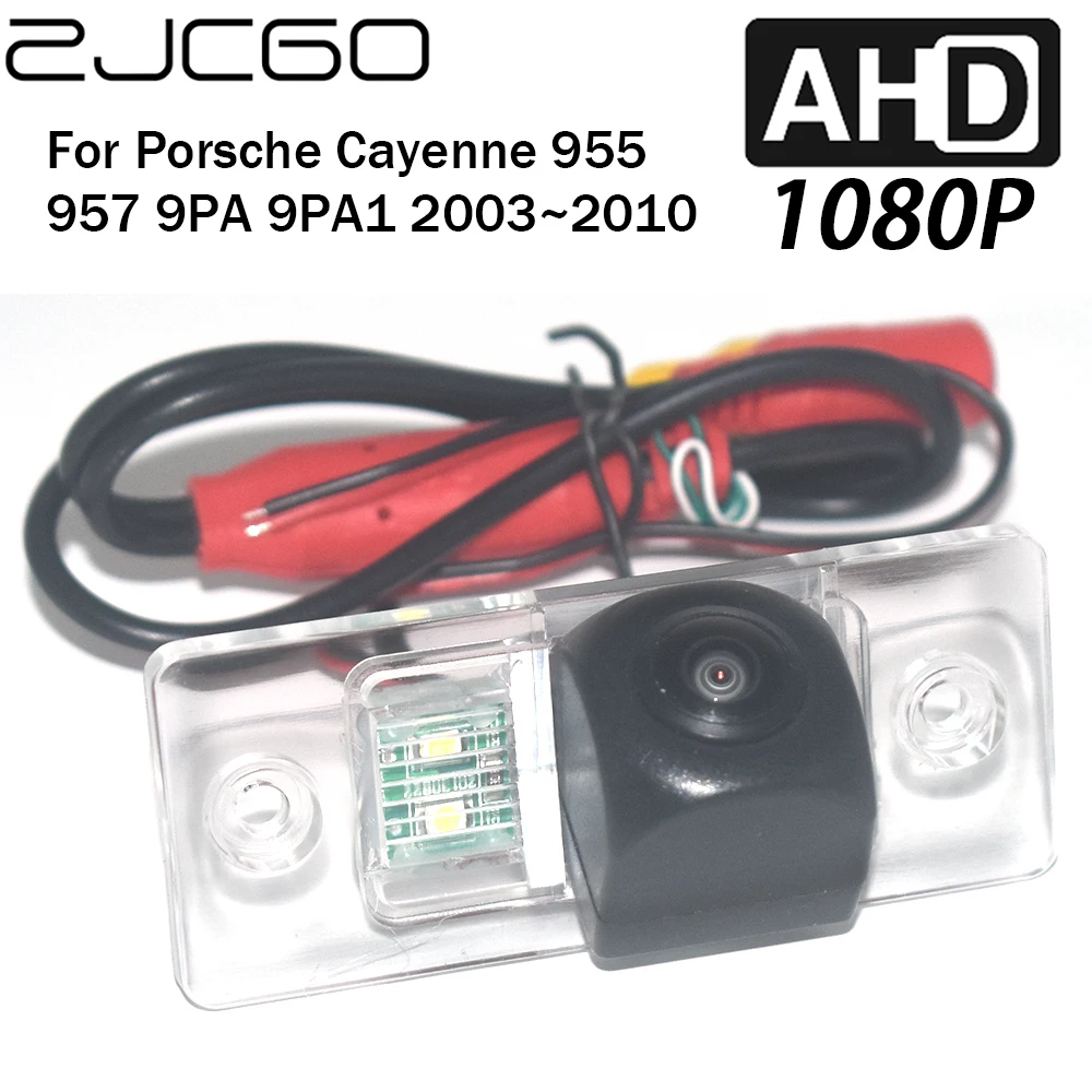 

ZJCGO Car Rear View Reverse Backup Parking AHD 1080P Camera for Porsche Cayenne 955 957 9PA 9PA1 2003~2010