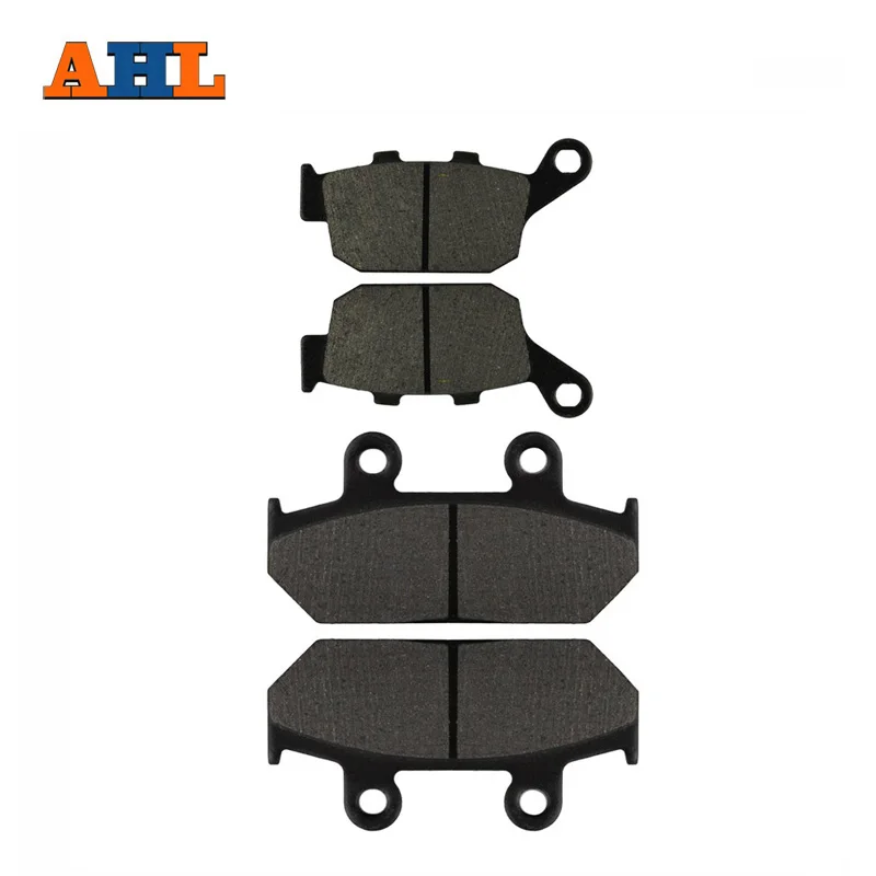 

AHL Motorcycle Front and Rear Brake Pads for HONDA NX 500 NX500 NX650 N/P/R/S/T Dominator 1992-1996 Black Brake Disc Pad