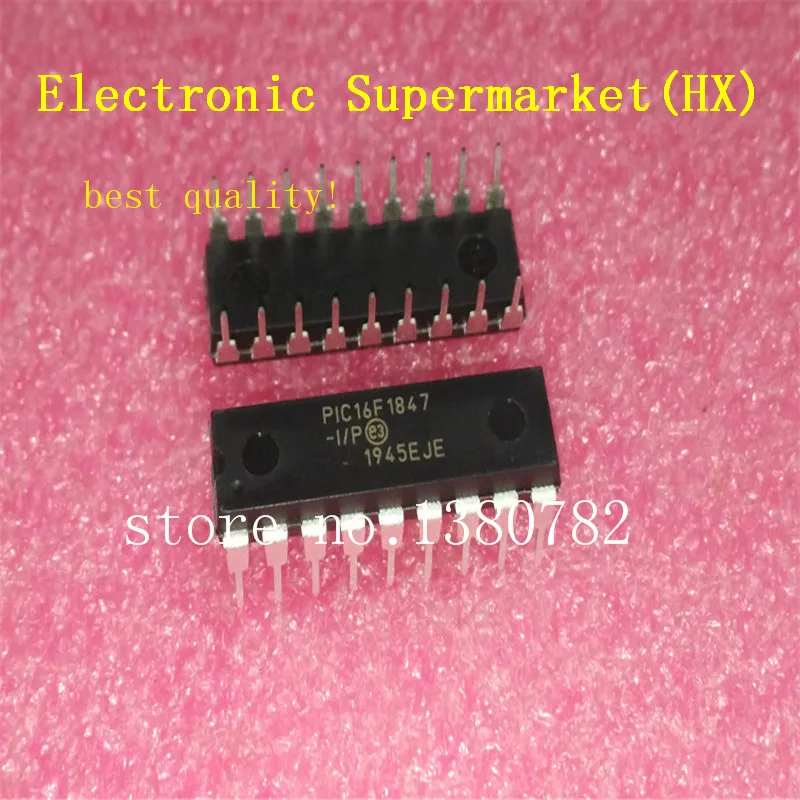 

Free shipping 10pcs/lots PIC16F1847-I/P MCU 8BIT 14KB FLASH PIC16F1847 DIP-18 IC in stock!