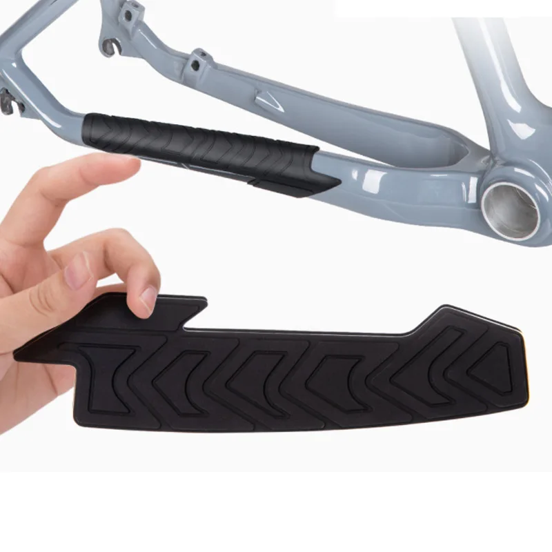 MTB/Road Bicycle Frame Scratch-Resistant Protect Bike Guard Chain Sticker Removeable Anti-Skid Silicone sheet Guard Frame Cover