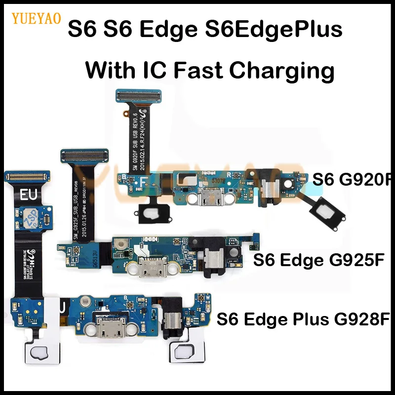 

For Samsung Galaxy S6 Edge Plus S6+ G920F G925F G928F G920 G925 G928 Dock Connector Micro USB Charger Charging Port Flex Cable