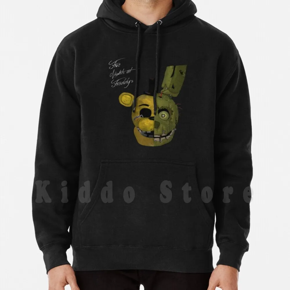 Fnaf 3 Hoodie Long Sleeve Fnaf Five Nights At Springtrap Golden Random