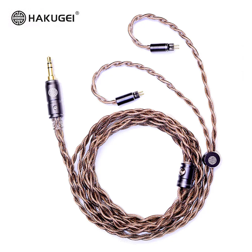 FENGRU HAKUGEI ANCIENT GREAT FOREST 7NOCC 4Shares 530 Cores 21awg 2Pin 0.78 QDC MMCX Earphone Upgrade Cable for KXXS S8 ASX