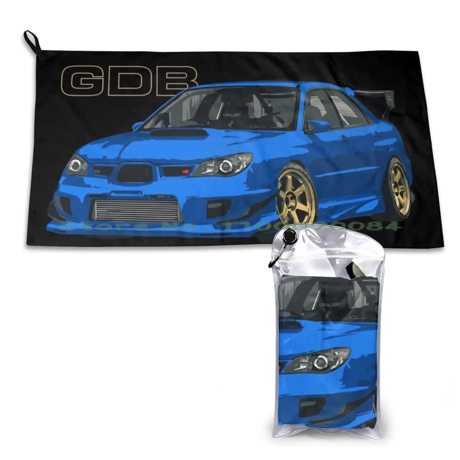 

Jdm Wrx Sti Gdb Hawkeye Rally Blue Gold Te37 Version 9 Quick Dry Towel Gym Sports Bath Portable True Love Valentines Vintage