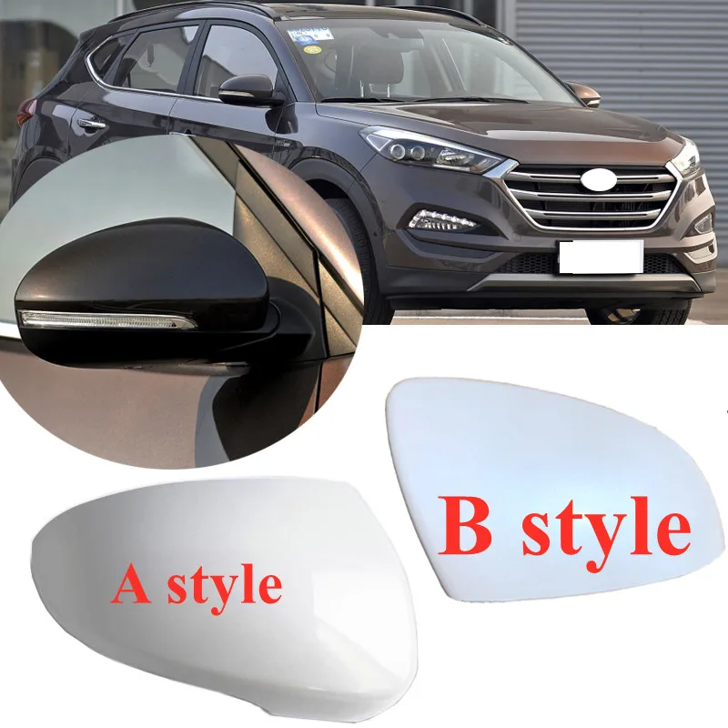 Roavia For Hyundai Tucson 2015-2018 Car Rearview Wing Mirror Cover Rear View Mirror Cap Rearview Mirror Cover Housing Case Shell