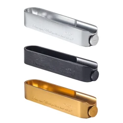 3 in 1 Metal Cigar Ashtray with punch Tool Ash Slot Single Cigar Holder Ash Tray Outside Travel Ashtray for Men Gift 140*30*25mm