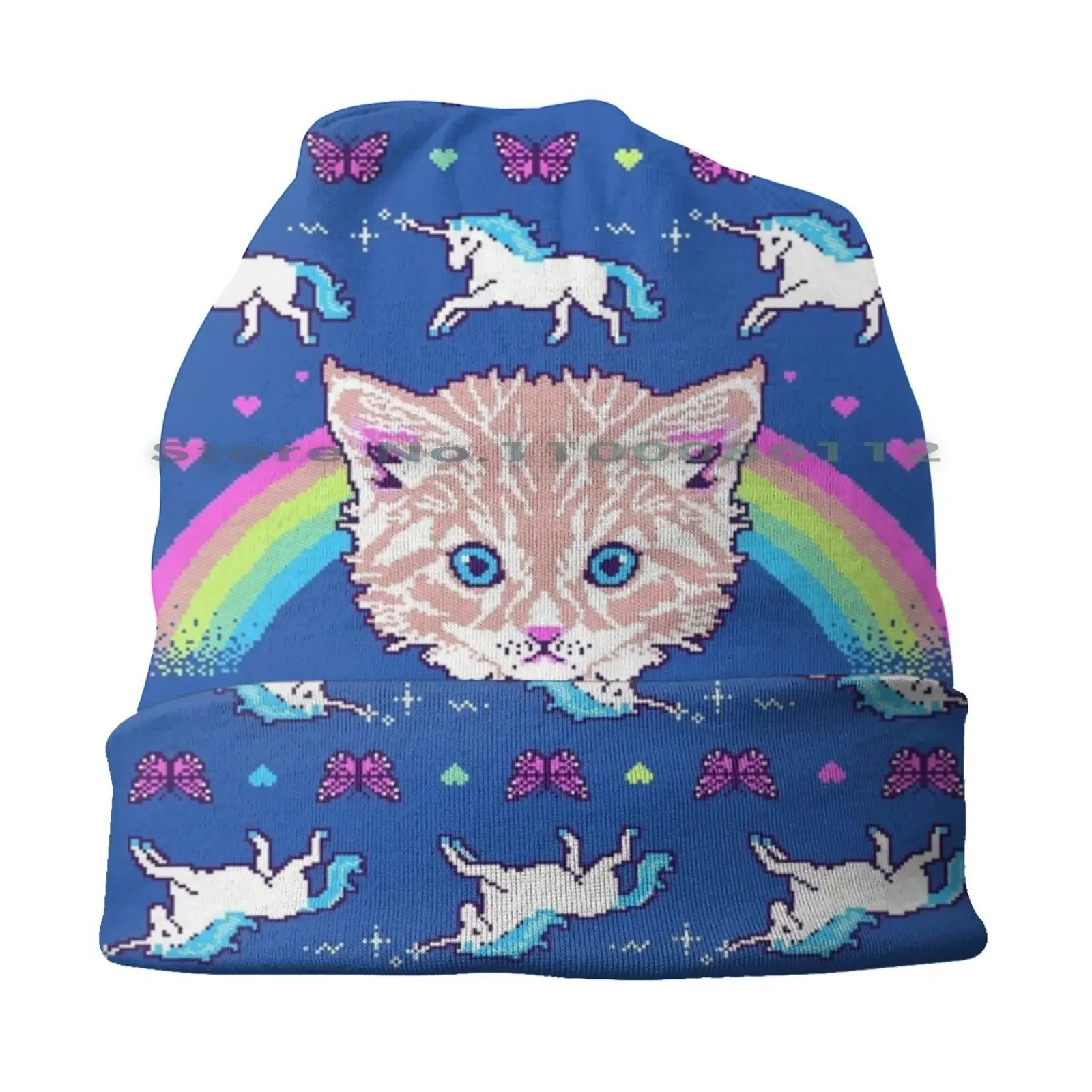 Most Meowgical Sweater Bucket Hat Sun Cap Meow Kitty Kitteh Kitten Lolcat Cute Sweet Aww Rainbow Magic Hearts Fluffy 80s Retro