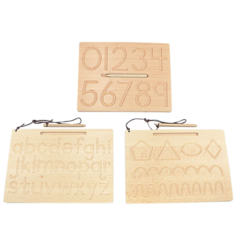 

Игрушки для письма по методике Монтессори, 0-10 чисел и форм, английская доска, игрушки для детей, пособие для письма, обучения