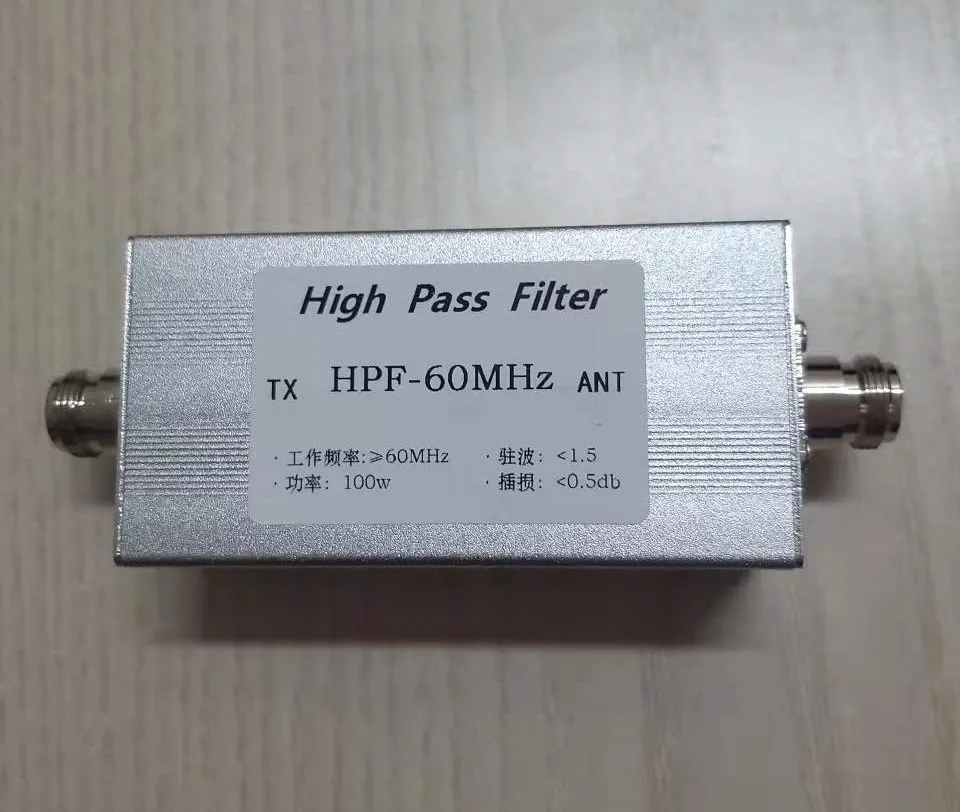 

High pass filter HPF-60MHz