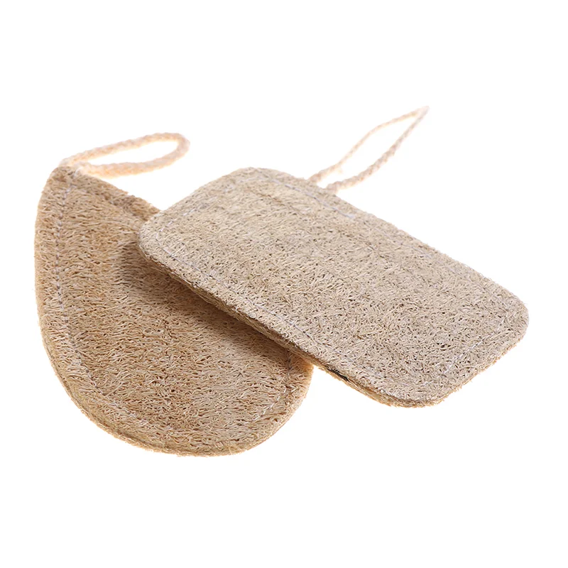 1/2Pcs Ecological Reusable Kitchen Sponge New Pure Handmade Multilayer Natural Loofah Scrubber Anti-Oil Dish Cleaning Brush