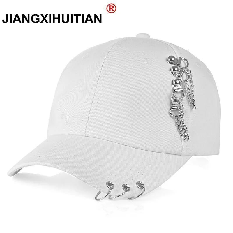 wholesale Adult Casual Solid Adjustable Iron Ring Baseball Caps Snapback Cap Casquette Hats Fitted Casual Gorras Dad Hats