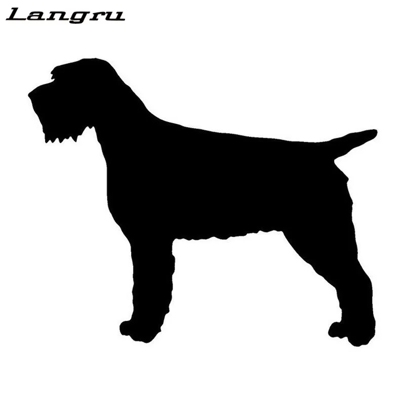 

Langru Wirehaired Pointing Griffon Dog Vinyl Decal Car Stickers Decoration Car Accessories Jdm