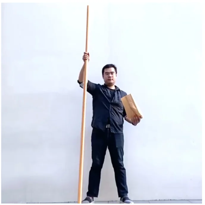 

Appearing Stick - 2.5M Magic Tricks Big Straw Appreaing From Paper Bag Magician Stage Street Illusions Gimmicks Mentalism Magia