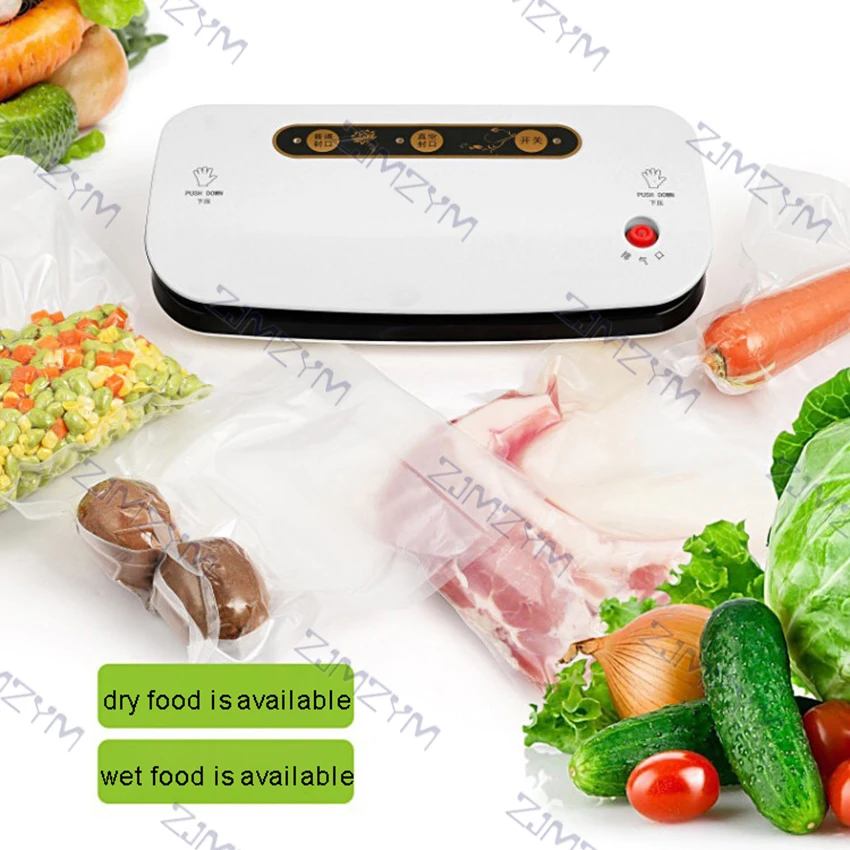 LMF-A8ครัวเรือนขนาดเล็กเครื่องซีลสูญญากาศเปียก/แห้ง/น้ำมันพลาสติกอาหารกระเป๋าเครื่องซีลสูญญากาศบรรจุภัณฑ์สด-ทำให้เครื่อง