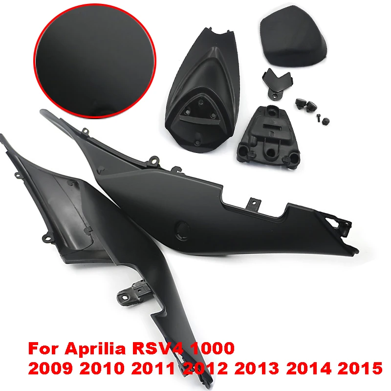 

1 Set Rear Tail Fairing Seat Cover For Aprilia RSV4 1000 2009-2014 2015 Matte Black Painting Fairing Motorbike Accessories