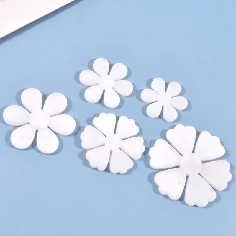 DIY Crystal Epoxy Resin Mold Hand-made Five Flower Petal Pendant Jewelry Silicone Mold For Resin