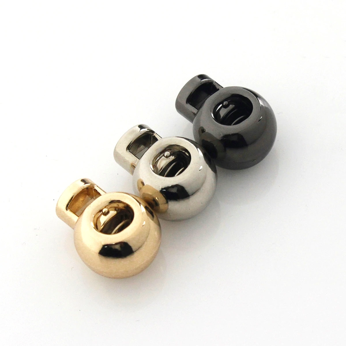 2pcs Zinc Alloy Beam Rope Buckle Fashion Single Holes Clasp for DIY Clothes Bag Sportswear Shoelace Rope Parts Accessories