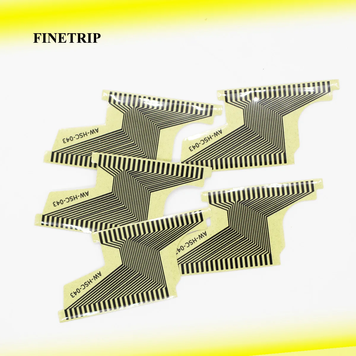 FINETRIP-Câble ruban pour Opel Corsa Meriva, TingCluster, Connecteur LCD plat, Fréquence manquante, Pixel, Réparation de remplacement, 5 pièces