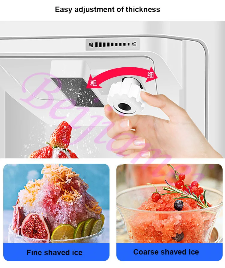 Elektrische Cube Ice Crusher Scheerapparaat Machine Commerciële Ice Slushy Maker Cafe/Drankwinkel Ijs Scheren Machine Grinder