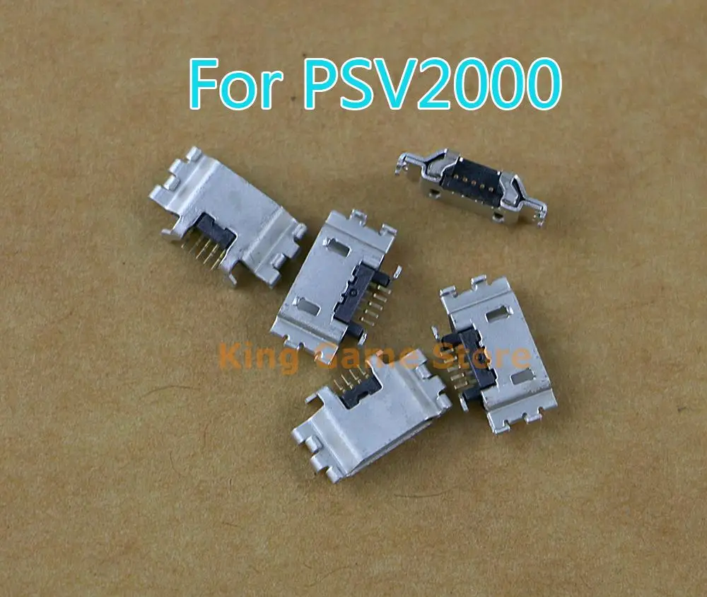 

60pcs/lot USB Data Power Charge Port Socket For PSvita Psv2000 Connector Power Charger Socket For PS Vita PSV 2000 Console