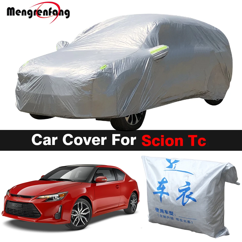 

Outdoor Indoor Car Cover For Scion Tc Sun Shade Anti-UV Rain Snow Fog Dust Resistant Auto Cover