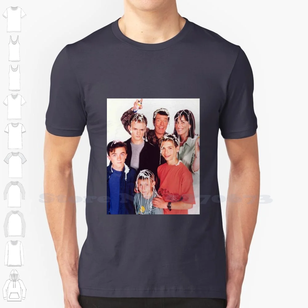 Malcolm In The Middle 100% Pure Cotton T-Shirt Malcolm In The Middle Malcom Tv 90S Nostalgia Wavves Grunge Punk The