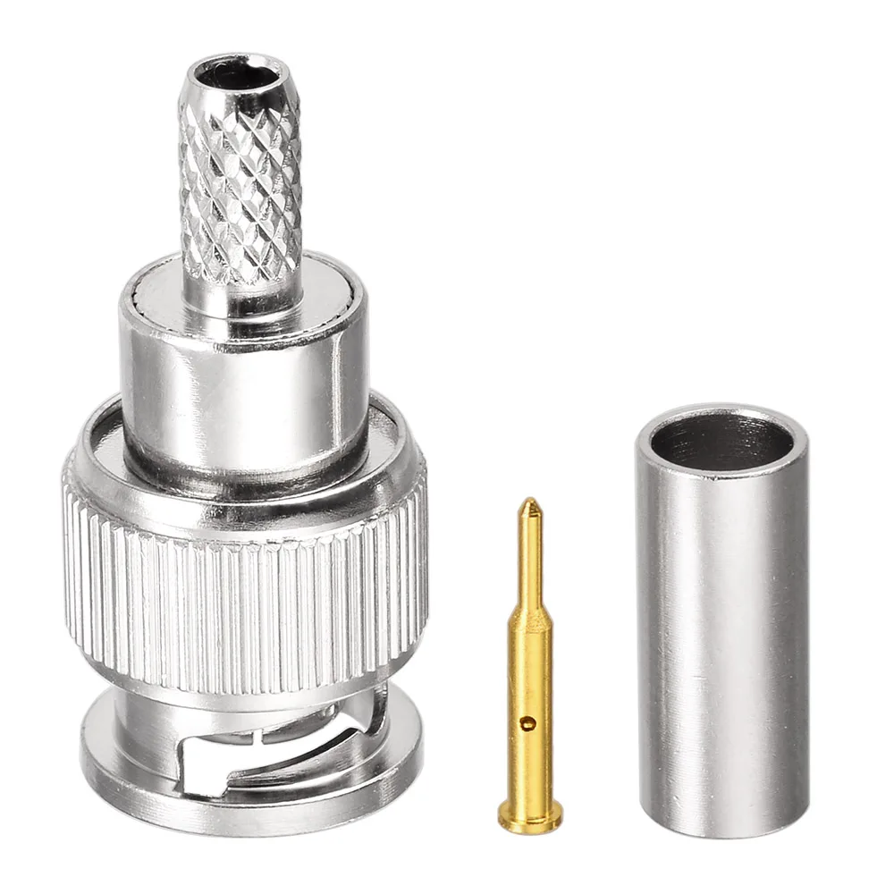 Superbat RF conector coaxial para cabo RG179, Mini-BNC, 75 ohms, reto