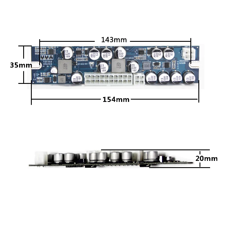 PICO PSU 300W 12V DC-ATX 24PIN MINI ATX Power Supply Adapter Card DB7575 For Computer MINI CASE