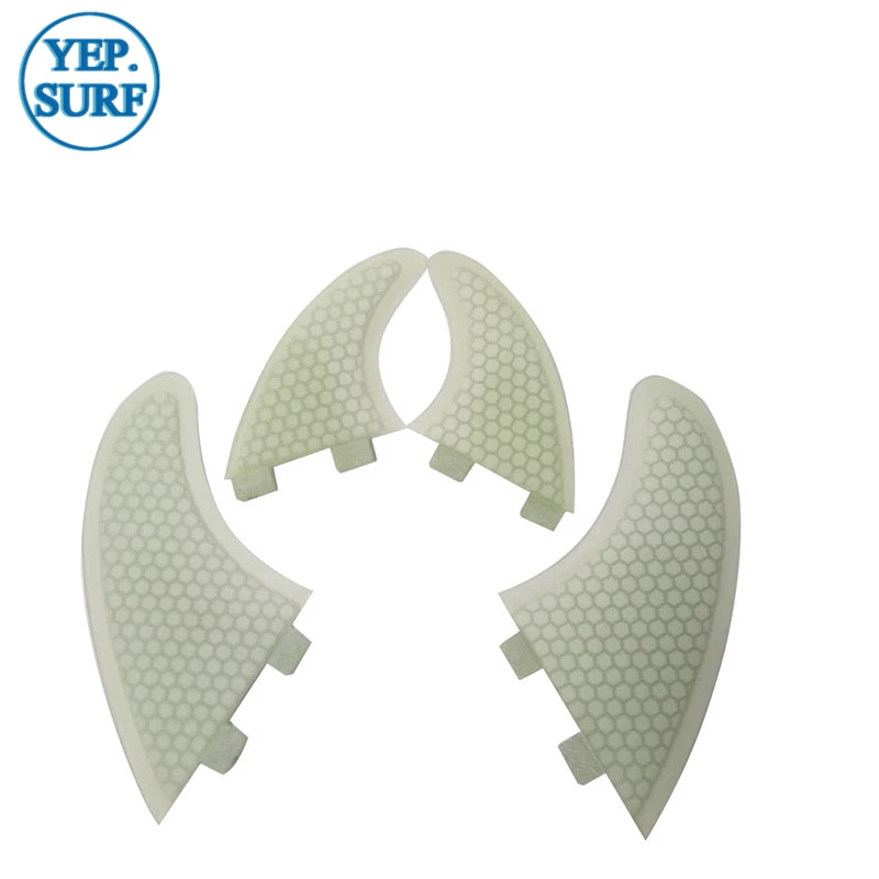 Double Tabs quad fin Surfboard  Double Tabs Fins TWIN FIN+GX side fin clear/Black quillas TWIN FIN Set Sell In Surfing UPSURF