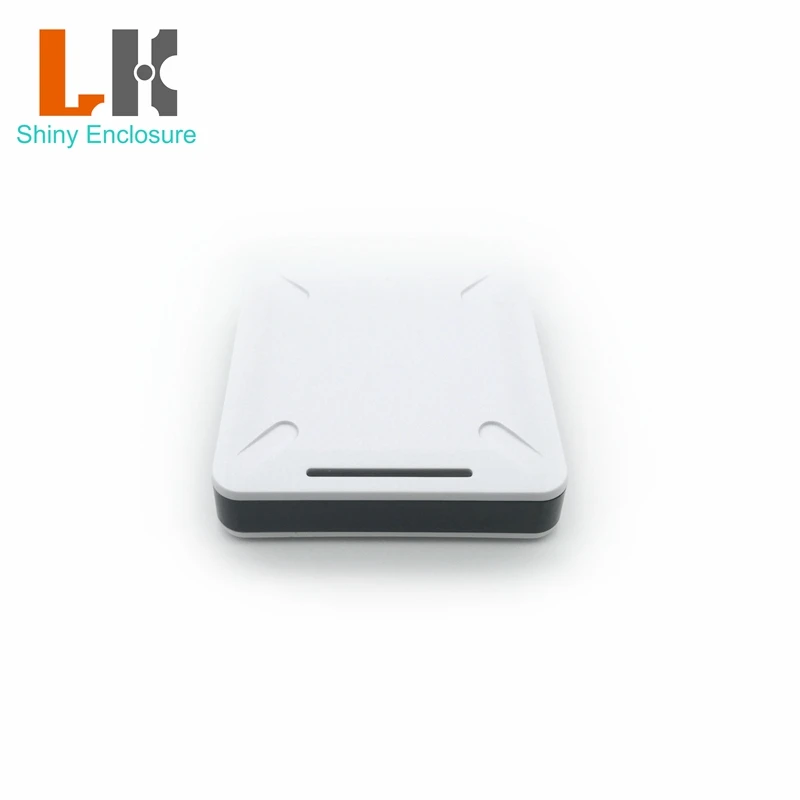 LK-R11 Plastic Wireless Router Distribution Enclosure Box Antenna Plastic Electronics Control Housing 120x120x25mm