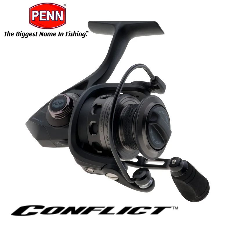 Original PENN CONFLICT CFT 2000-8000 Full Metal Fishing Spinning Reels 7+1BB HT-100  Sea Fishing Reel Freshwater Saltwater