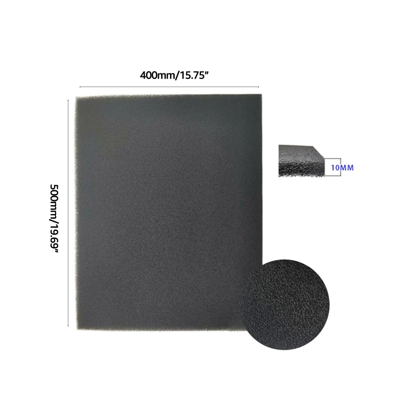 R9JA Staub Filter Computer Fan Filter Kühler PVC Schwarz Staubdicht Fall Abdeckung Computer Mesh