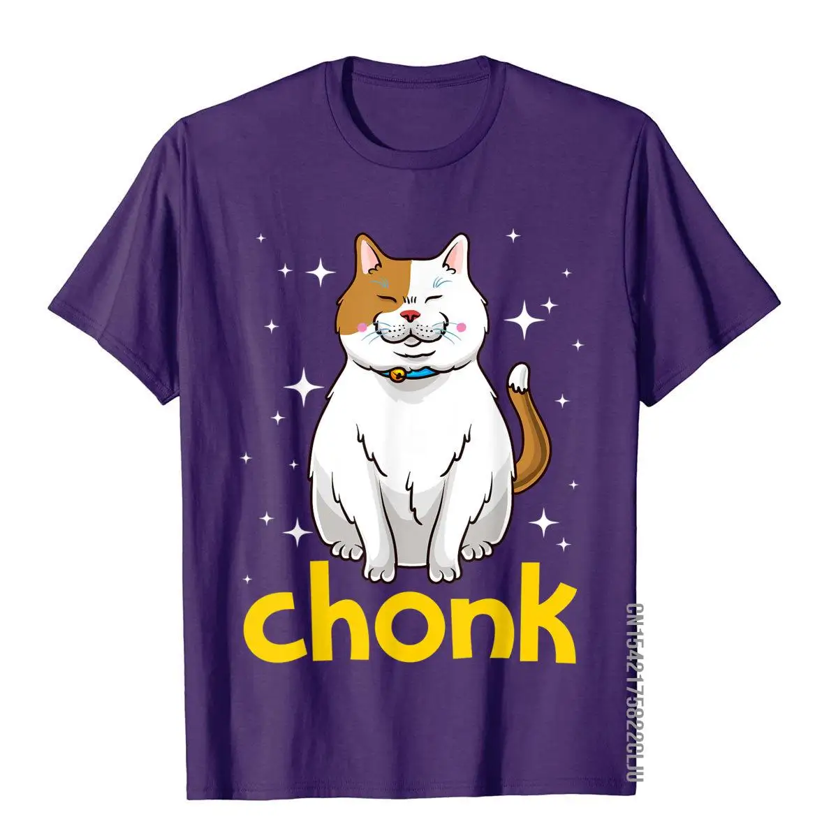 Funny Chonk Cat Dank Meme Cute Cat Memes T-Shirt Customized Top T-Shirts Tops Tees For Men Cute Cotton 3D Printed T Shirts