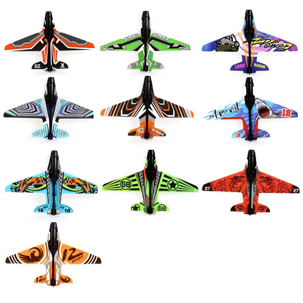 

(Without gun)Foam Plane Toy For Foam Airplane Toy Glider Model for Kids Outdoor Sport Party Games learn to share and cooperate