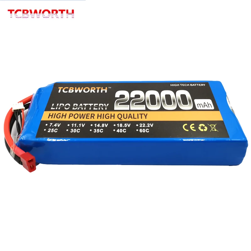 3S RC LiPo Battery 11.1V 22000mAh 25C RC Batteries For RC Airplane Quadrotor Helicopter Drone Car Boat 3S 22Ah Battery LiPo