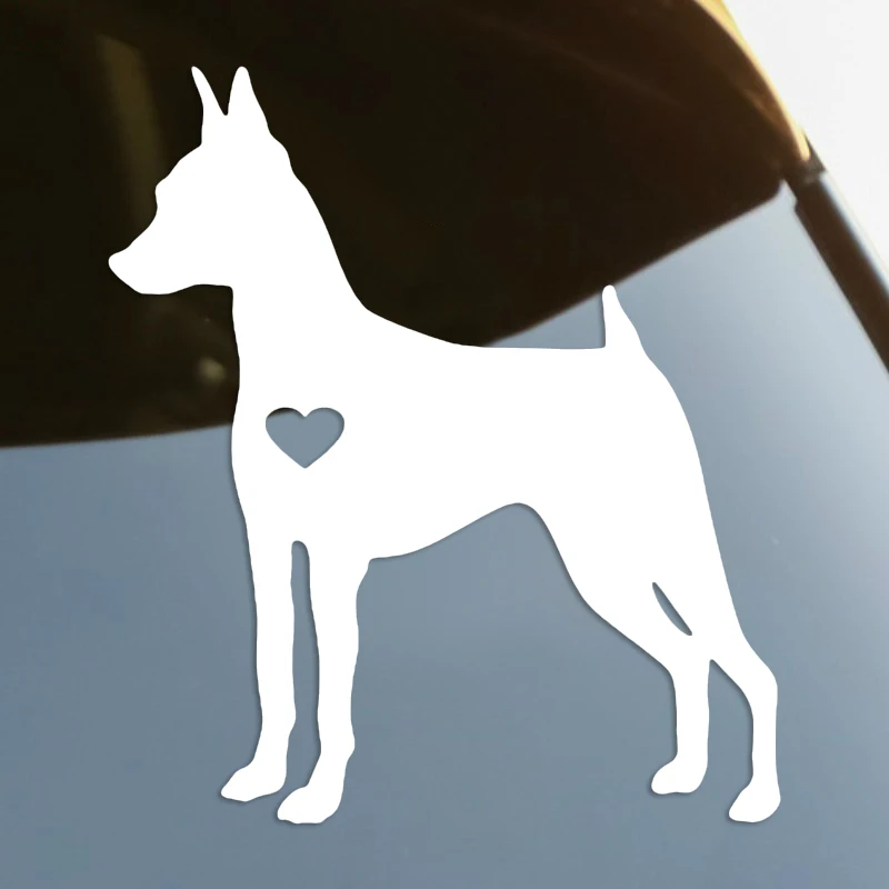 Doberman dog Die-Cut Vinyl Decal Car Sticker Waterproof Auto Decors on Car Body Bumper Rear Window Laptop choose size #S60147