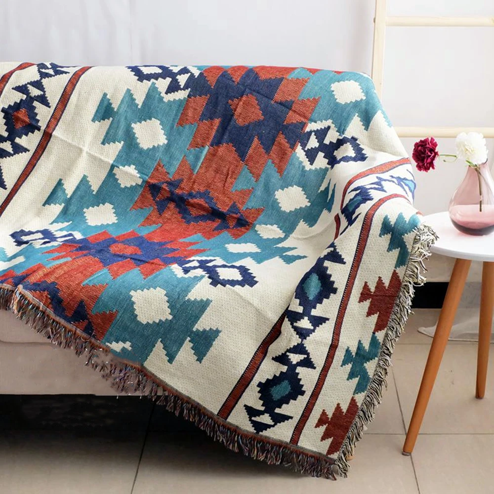 

Nordic Cotton Knitted Blanket Sofa Bed Decor Bed Thread Blankets Sofa Office Nap Throw Blankets Soft Towel Bed Plaid Tapestry B2