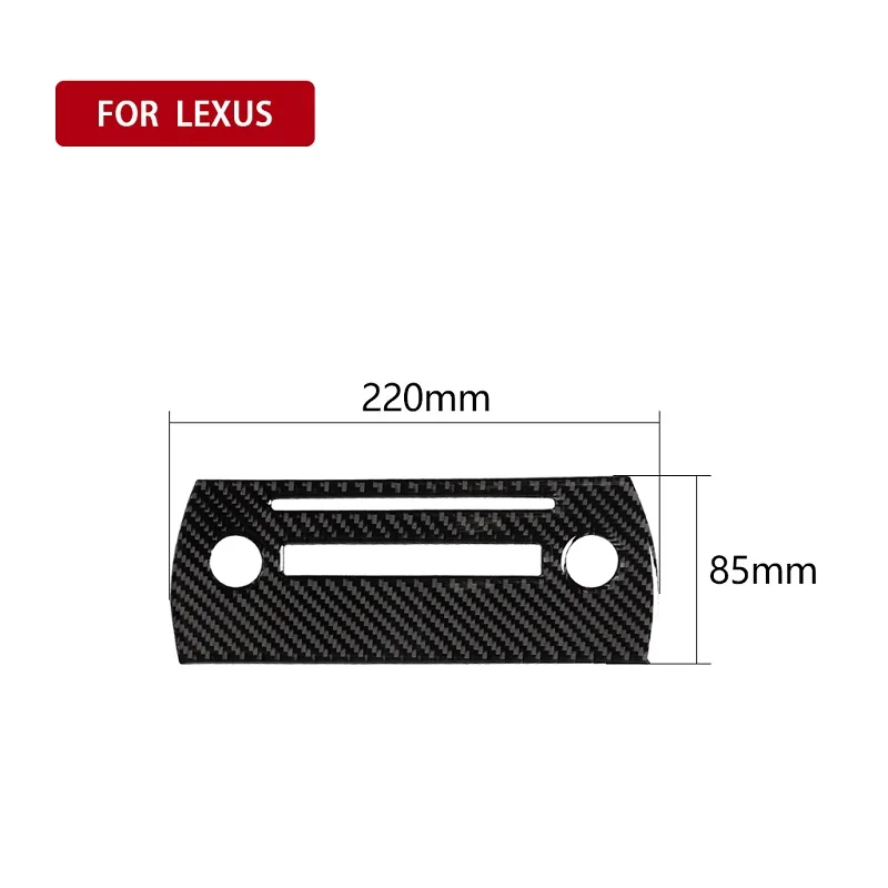 Fit For LEXUS NX 300H 200T 2014-2019 Car Interior CD Panel Frame Carbon Fiber Sticker Trim Car Accessories