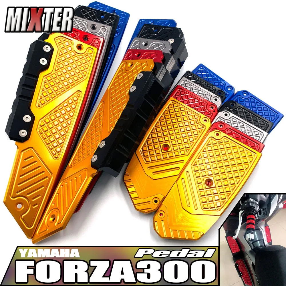 Motorcycle Accessories Anti-Skid Foot Rests Step Footrest Footpads Pedals Plate Cover For FORZA300 FORZA250 FORZA125 2018-2020