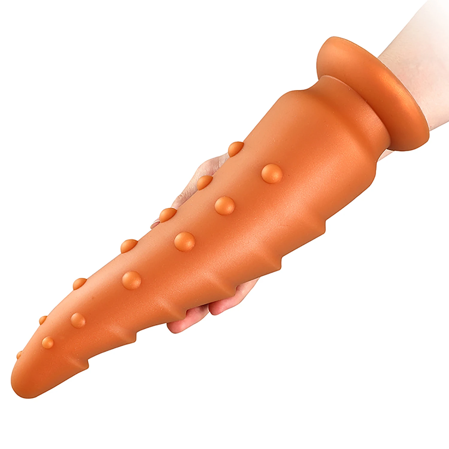 Sex Product Liquid Silicone Oversized Anal Plug Dildo Big Butt Plug Soft Penis Anal Dilator with Suction Cup Sex Toy Masturbator