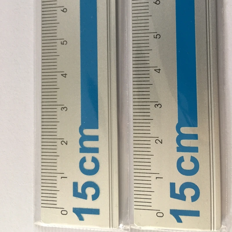 15cm Aluminum Metal Straight Ruler CM Scale Artist Measuring Drawing Tool Student Stationery Gift School Office Supplies