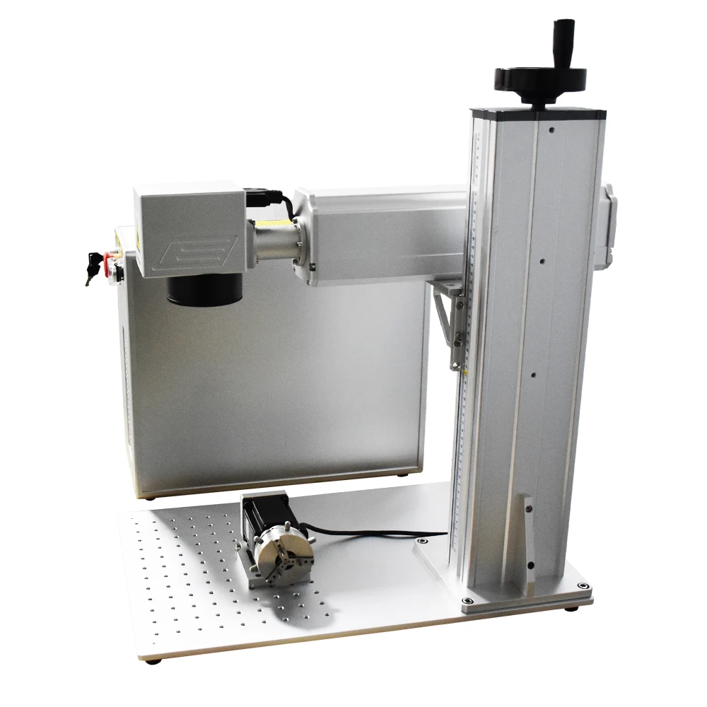 

Raycus Jpt 30W 50W Gold Sliver Jewelry Metal And Non-Metal Abs Keyboard Laser Marking Machine