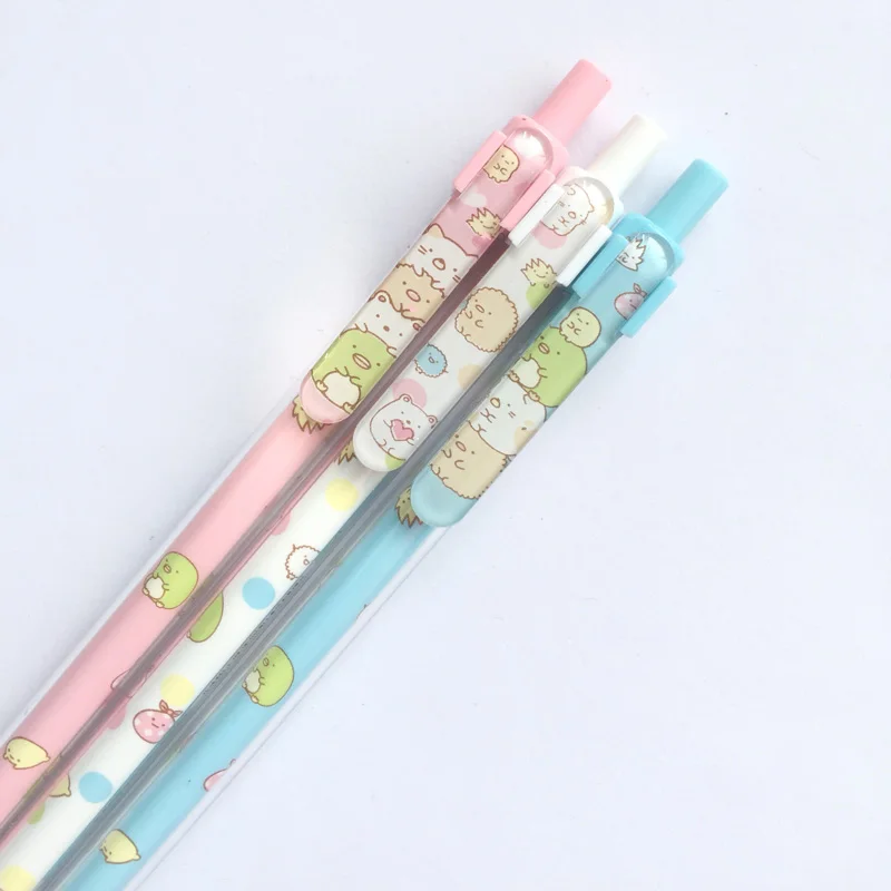 3Pcs Cute Sushi Family Automatic Mechanical Pencil School Office Supply 0.7mm