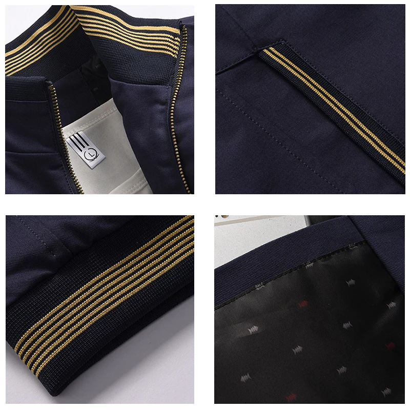 Fashion Jacket Men Coat Bomber Thin Slim Baseball Jackets Men Streetwear Hip Hop Windbreaker Zipper High Collar Jacket Male