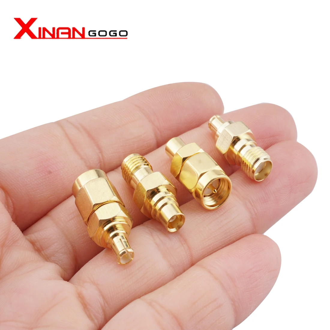 1pcs RF Coaxial Connector SMA Female to MCX Male Plug & Female Jack MCX to SMA Adapter