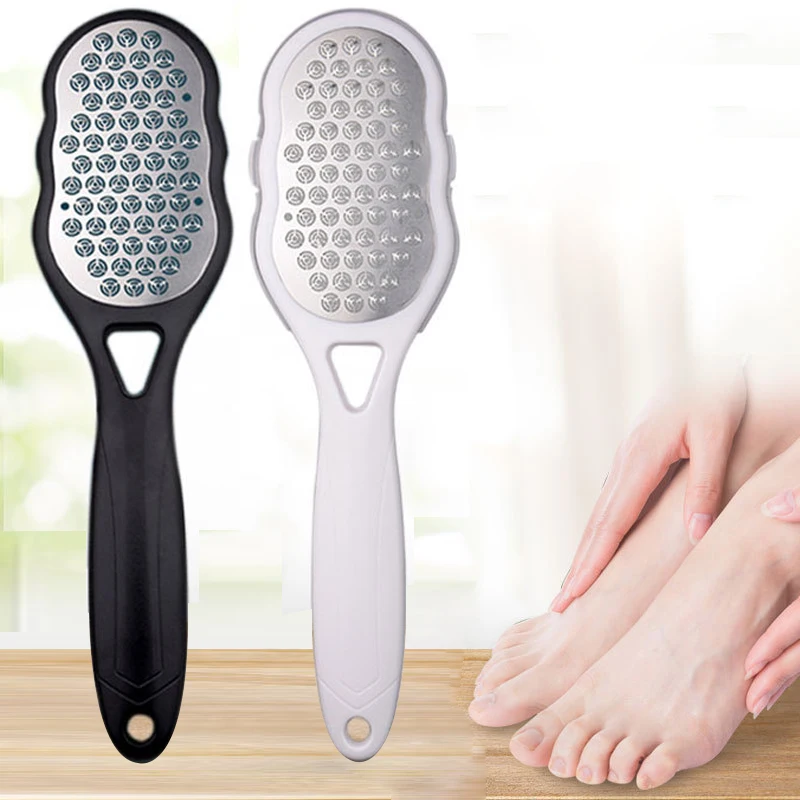 

1pcs 304 Stainless Steel Callus Remover Pedicure Foot File Scraper Scrubber Portable Multifunctional Foot File Foot Care Tools