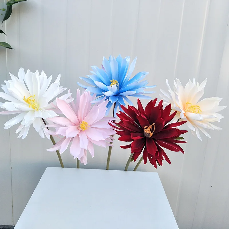 

Simulation Rare Cactus Flower, Artificial Plants, Silk Flowers, Farmhouse Decor, Japanese Epiphyllum Succulents, 3Pcs