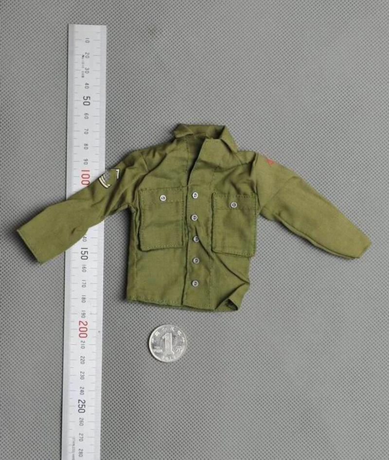 

1/6 Scale WWII Germany U.S Army's Shirt Models for 12'' Figures DIY Accessories